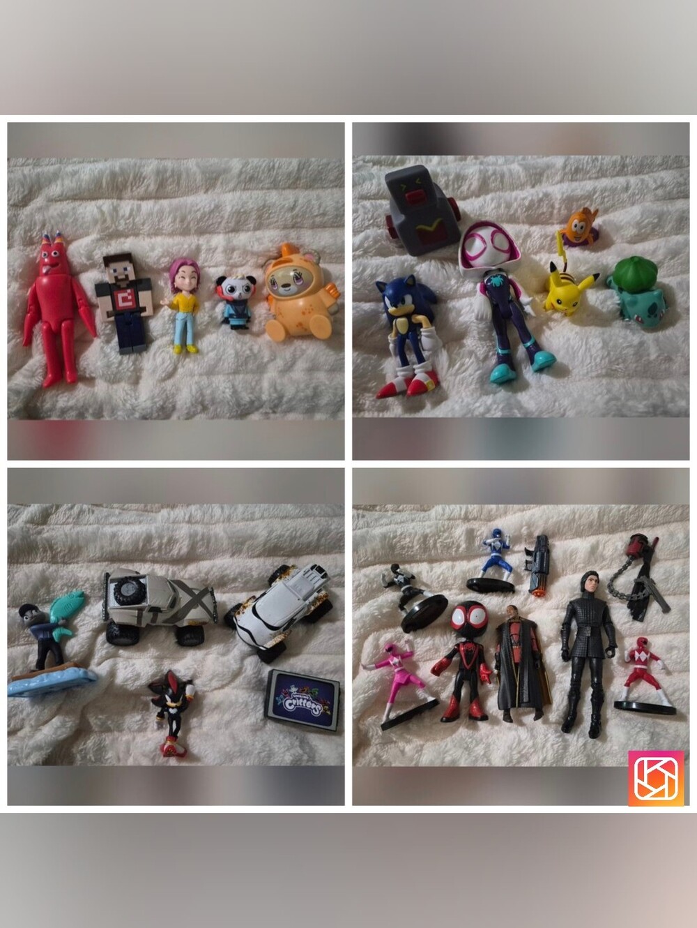 Random 25 Piece Toy Figure Lot